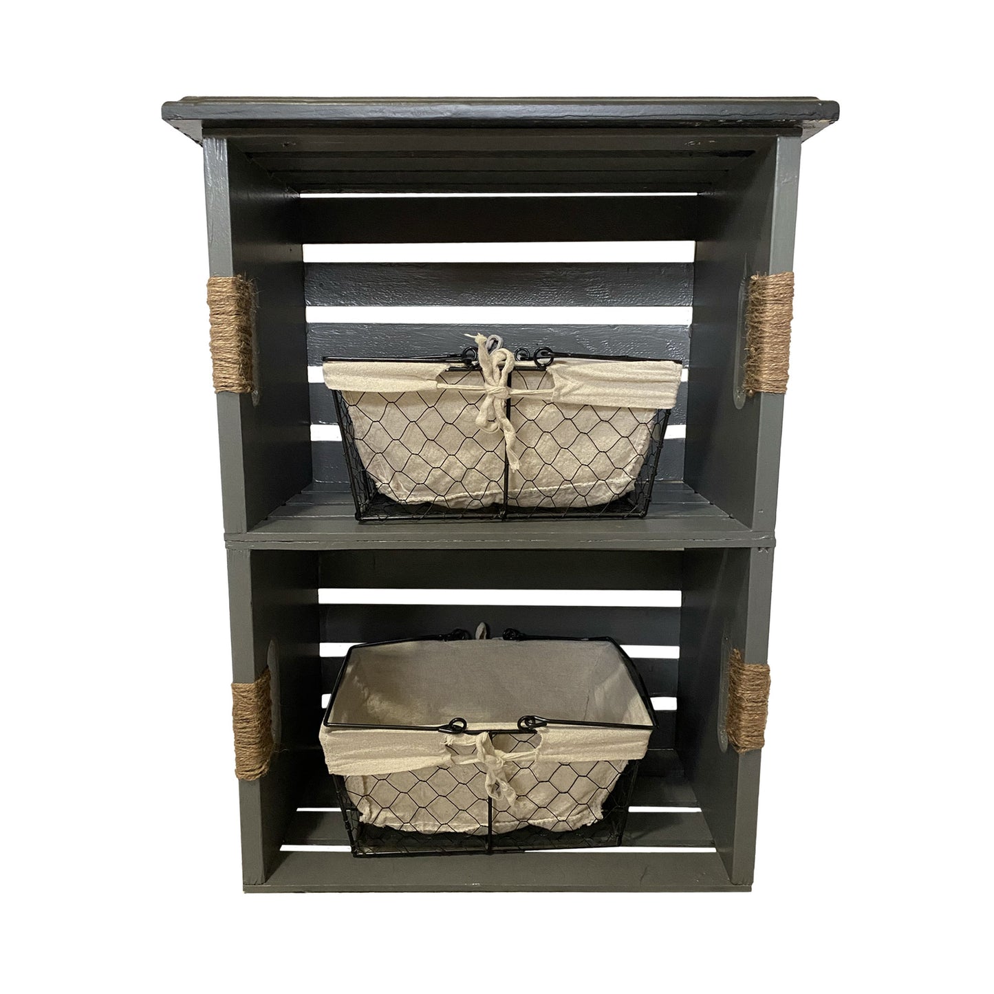 Country Crate Shelving Unit