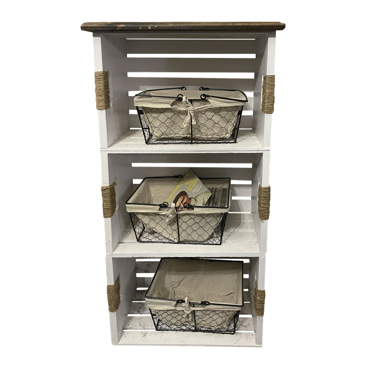 Country Crate Shelving Unit