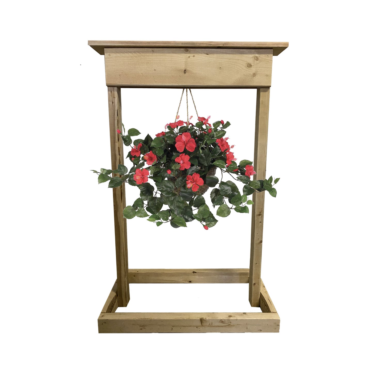 Hanging Flower Basket Stand