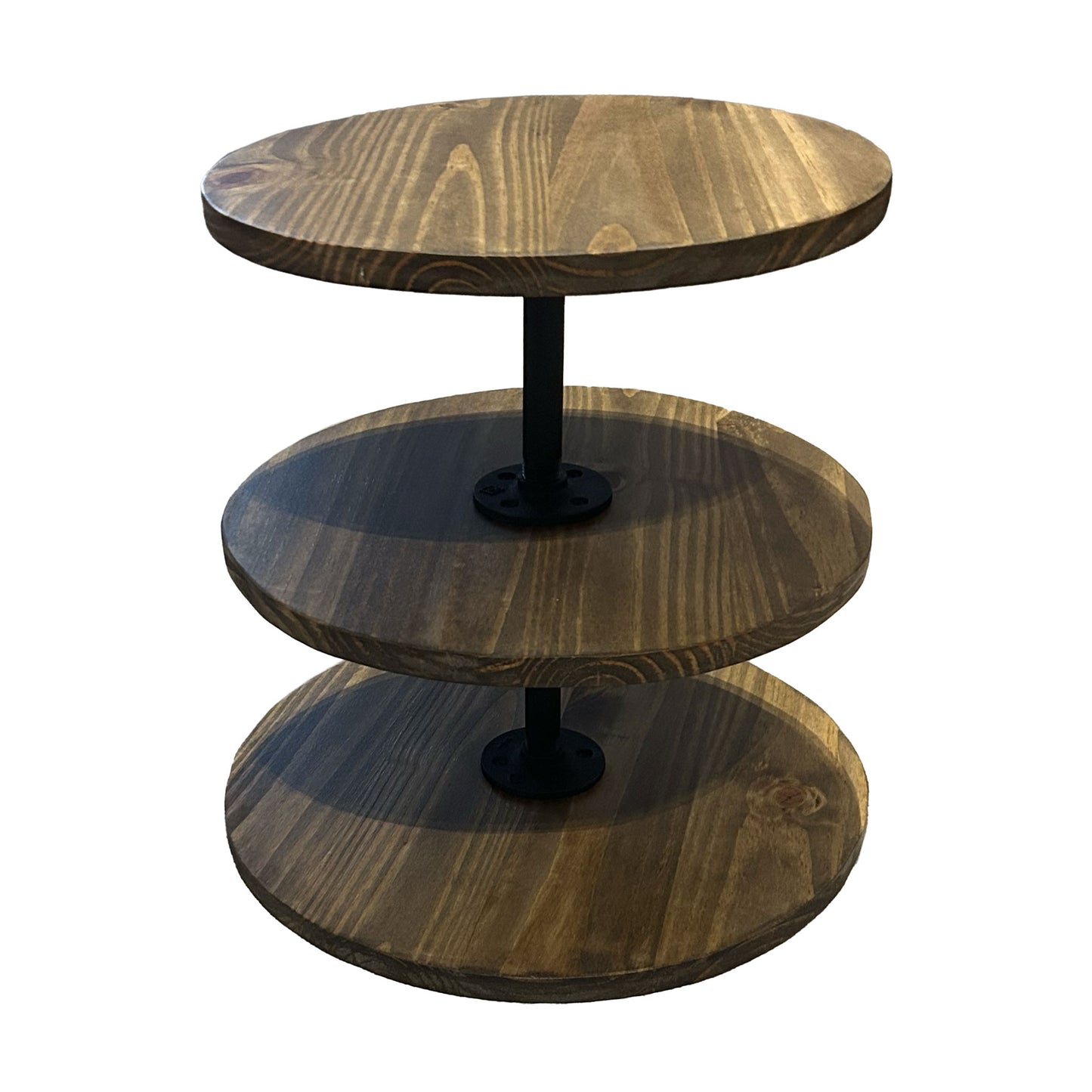 Round Triple-Tier Dessert Stand