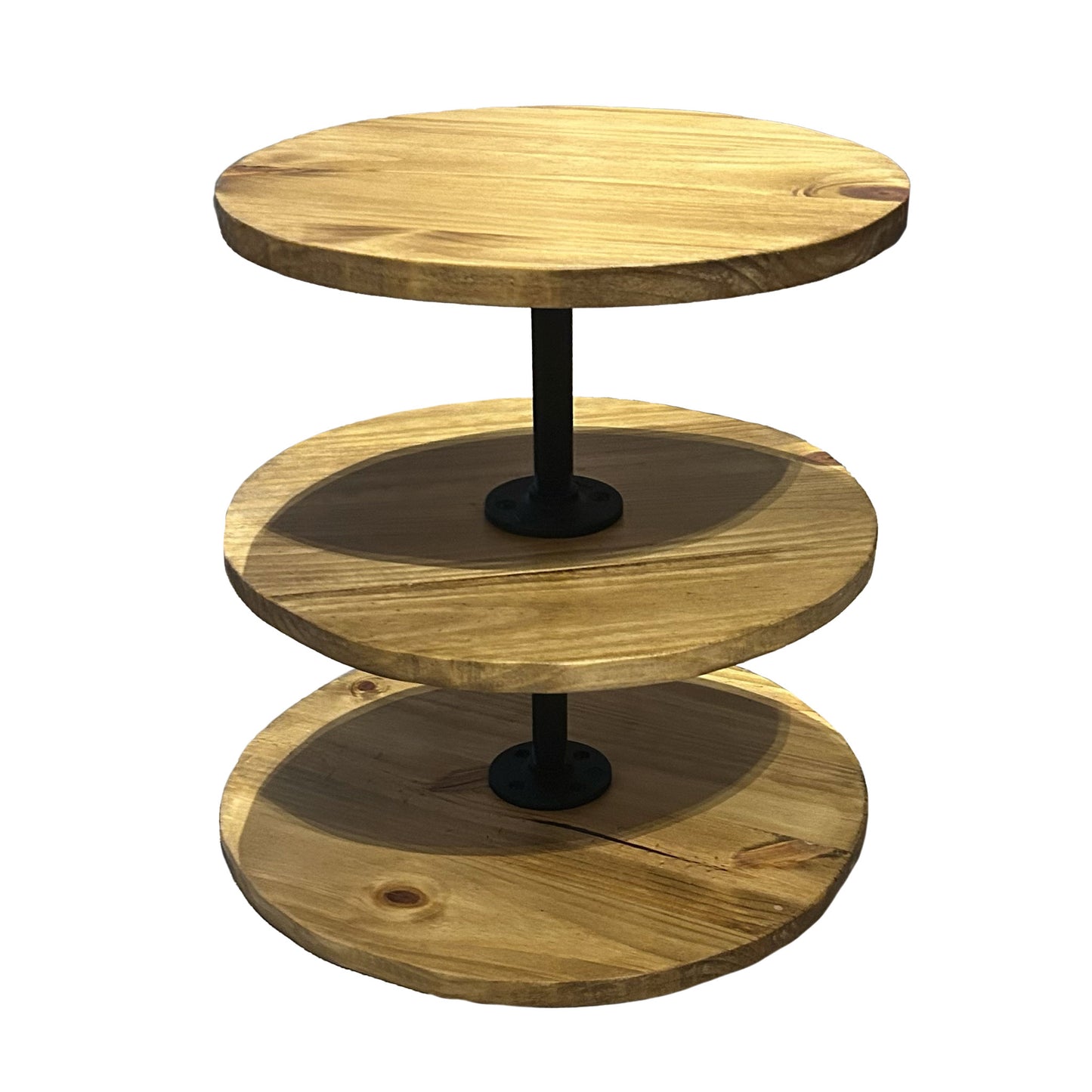 Round Triple-Tier Dessert Stand