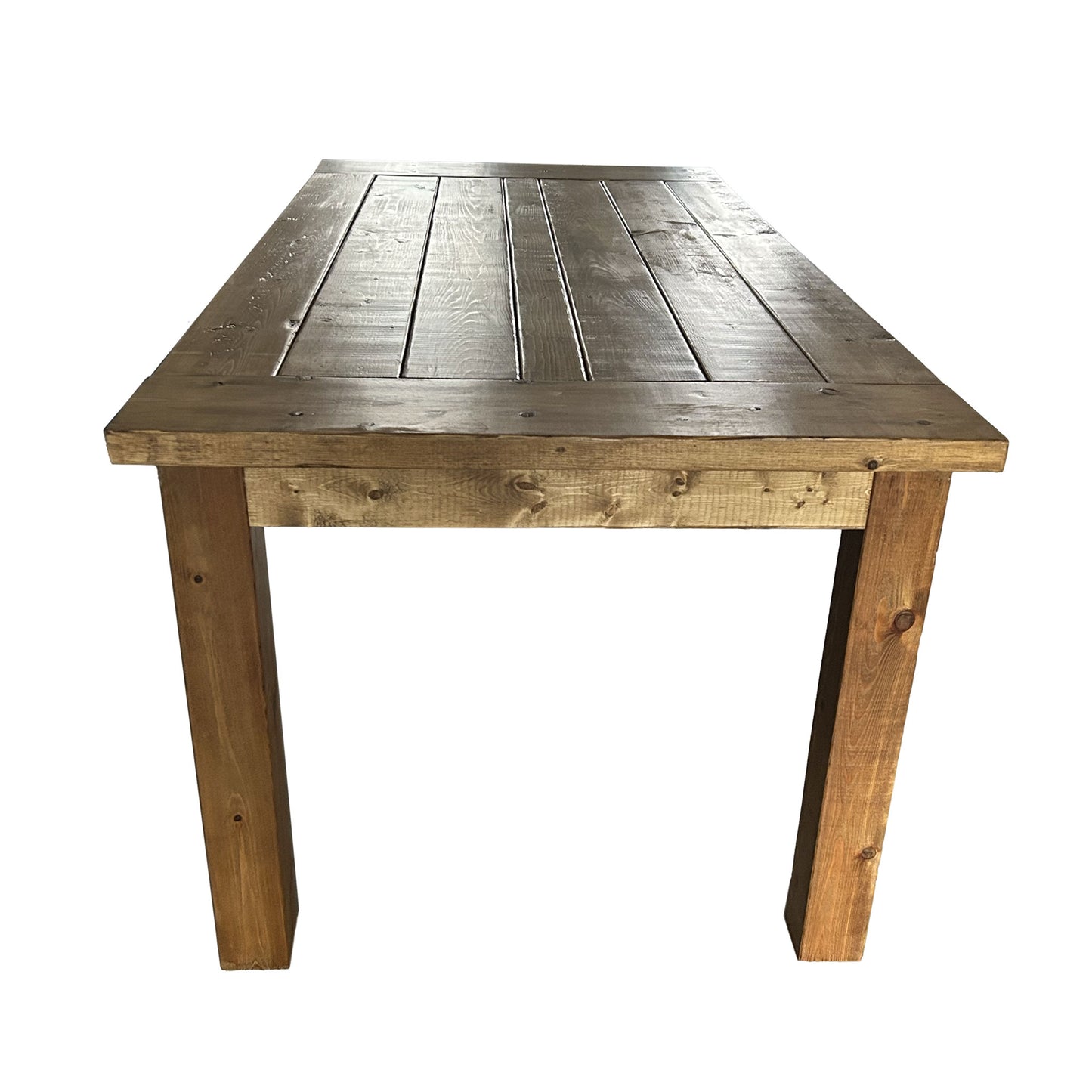 4-Post Spruce Farmhouse Dining Table