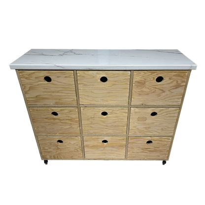 9-Drawer Storage Cabinet