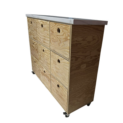 9-Drawer Storage Cabinet