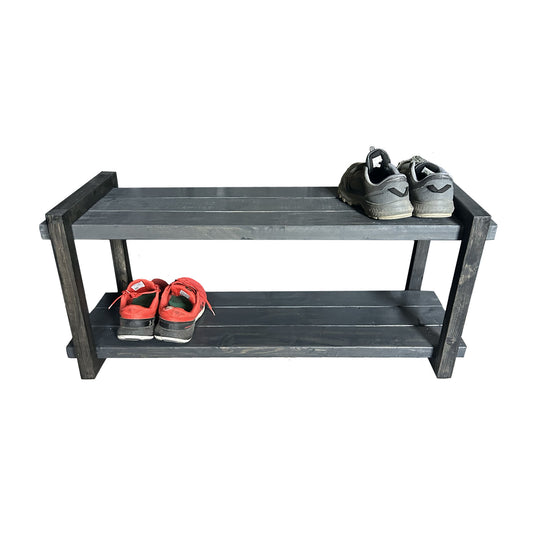Cube-Leg Shoe Rack