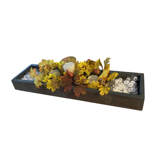 Divided Pine Planter Centrepiece Box
