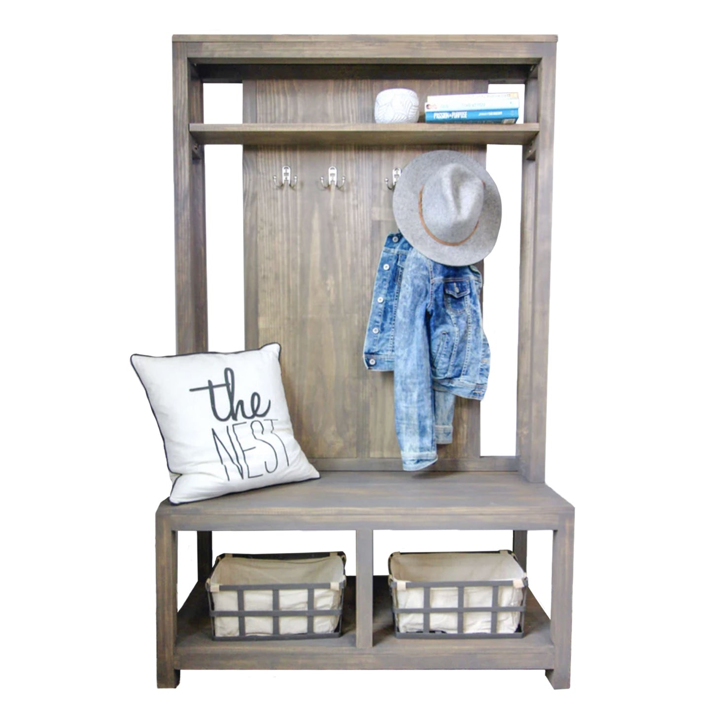 Hall Tree + Entryway Bench