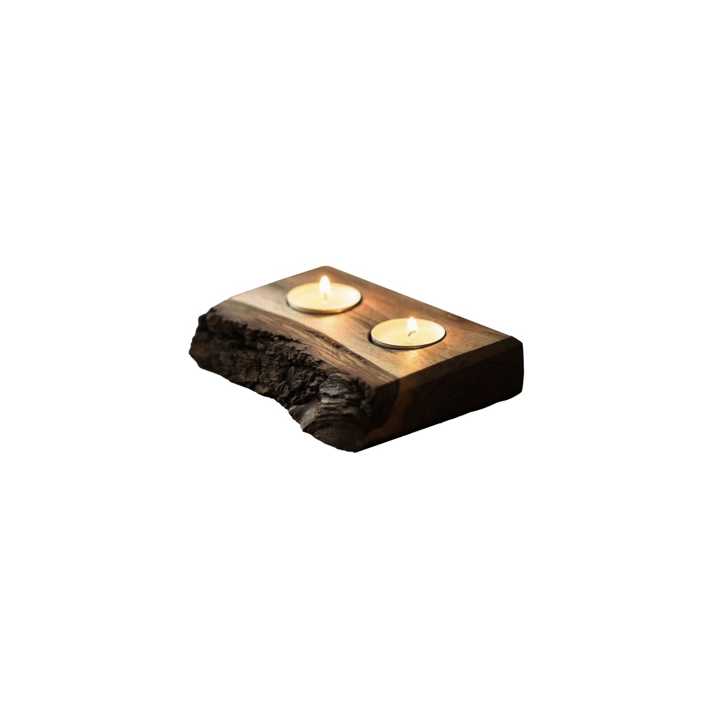 Live Edge Maple Candle Holder