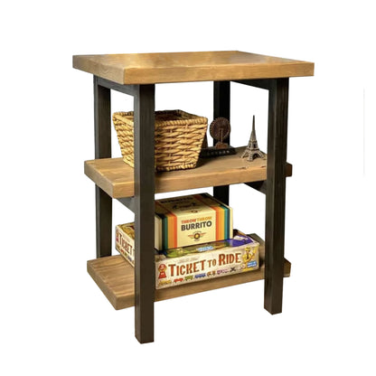 Rustic Spruce End Table/Night Stand