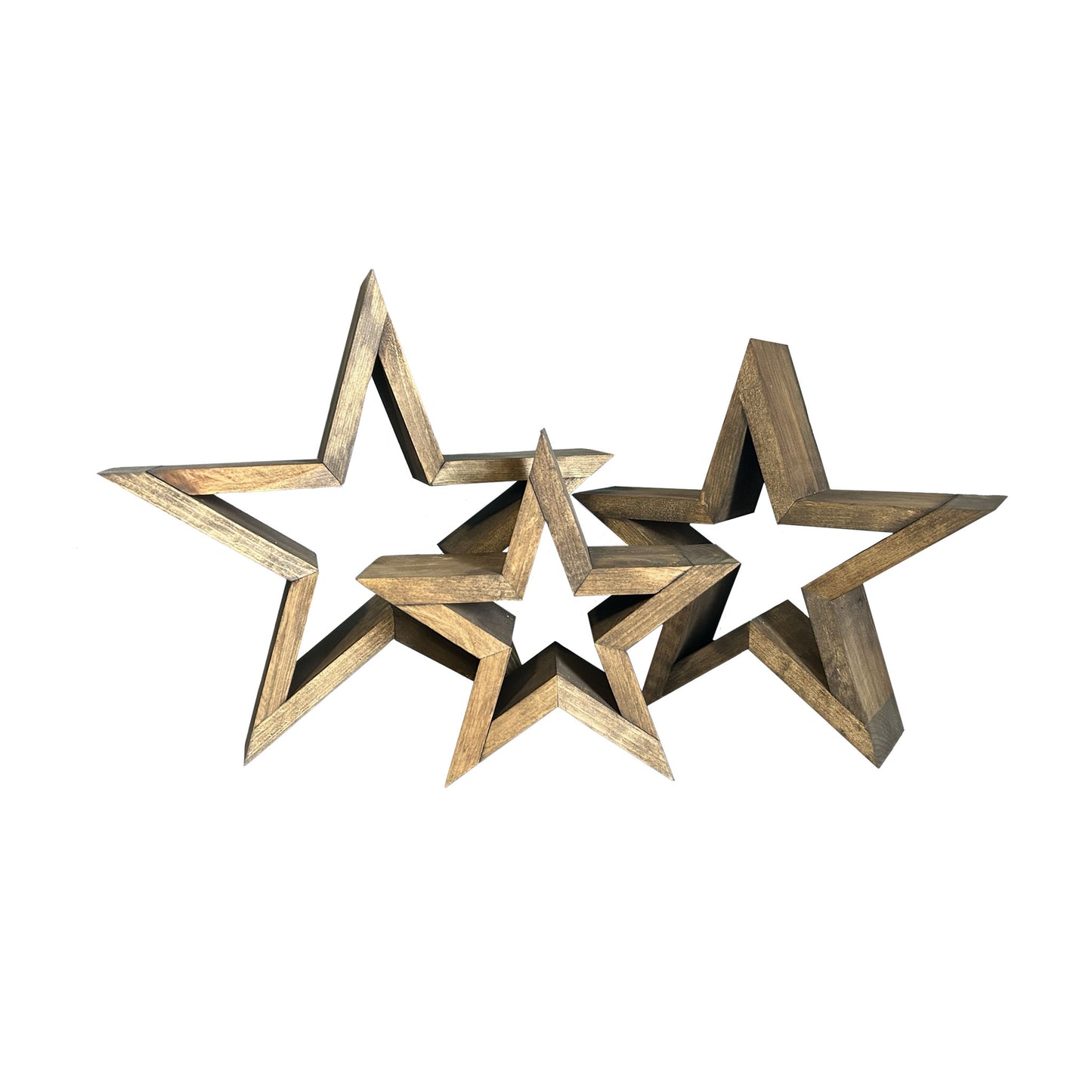 Solid Pine Farmhouse Stars