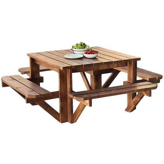 Square Picnic Table, Spruce