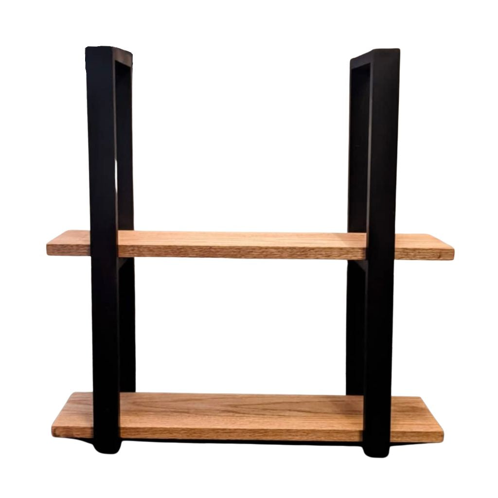 2-Shelf Floating Shelf with Side Frame