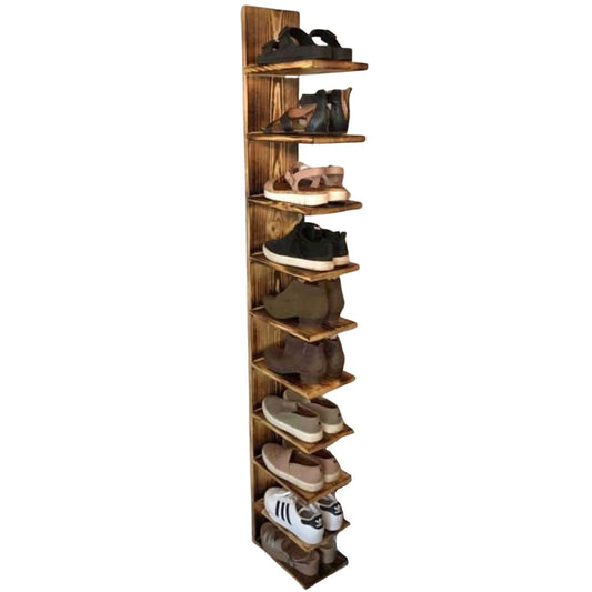 Streamlined Vertical Shoe Rack