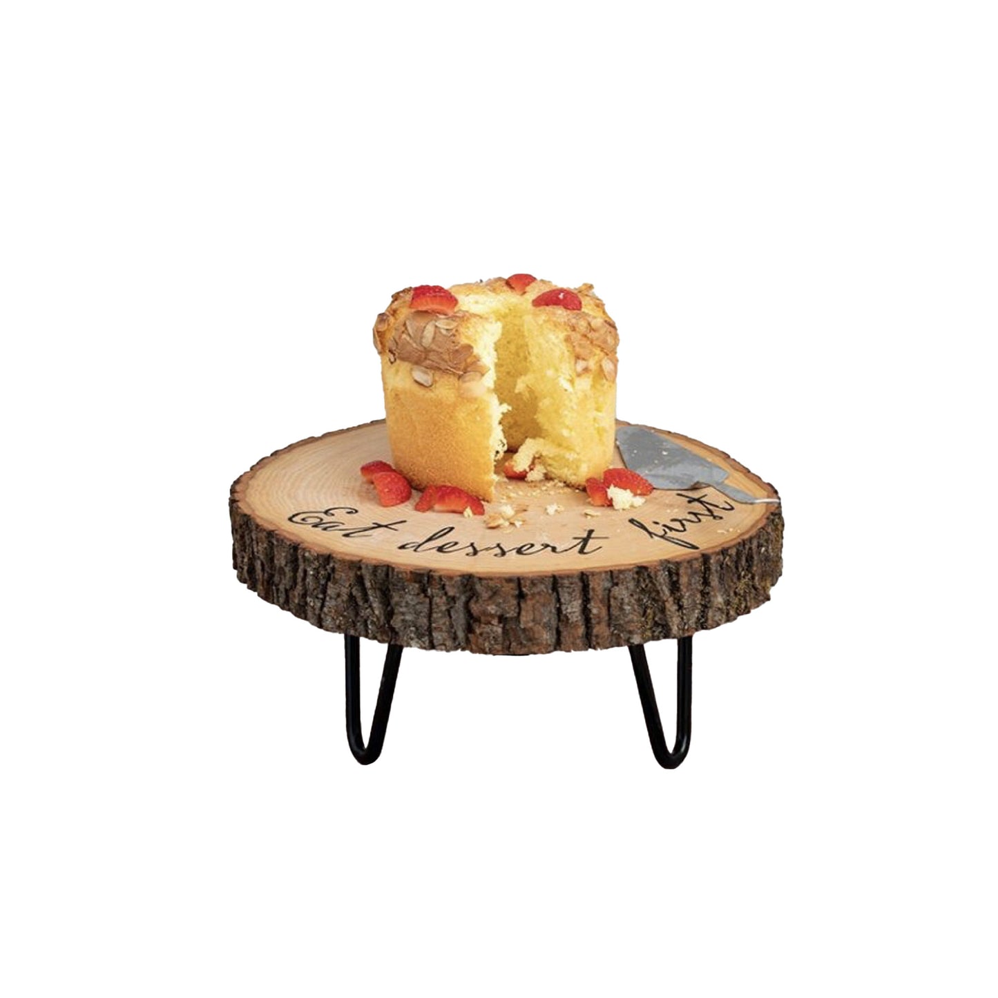 Wood Slab Stand or Side Table